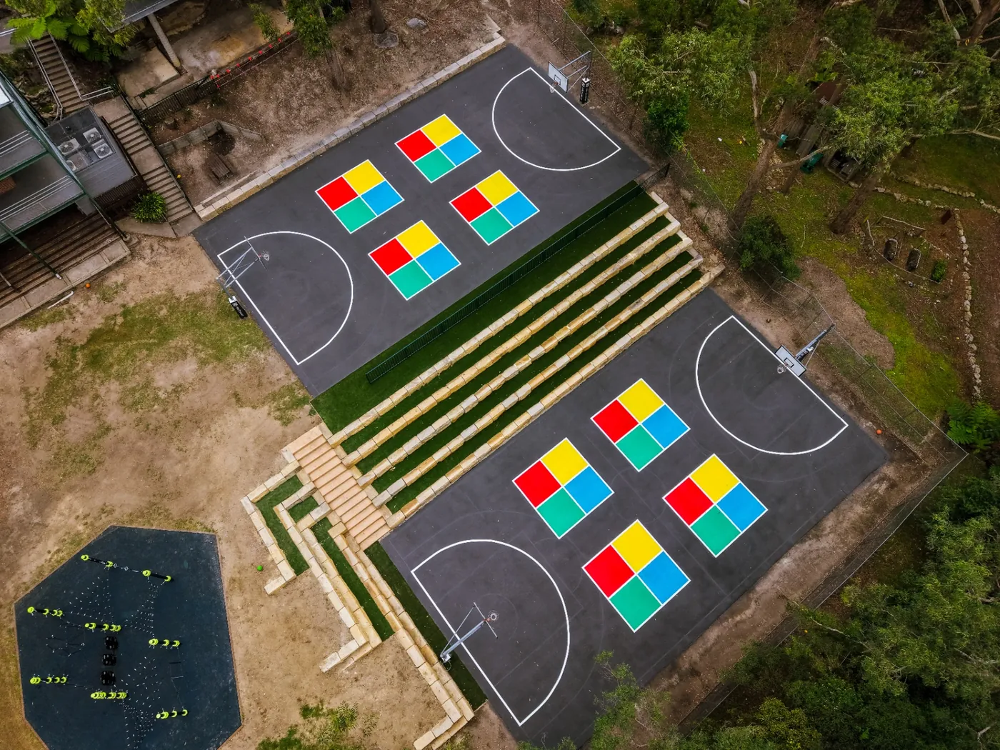 Sports Courts at The Hills Grammar