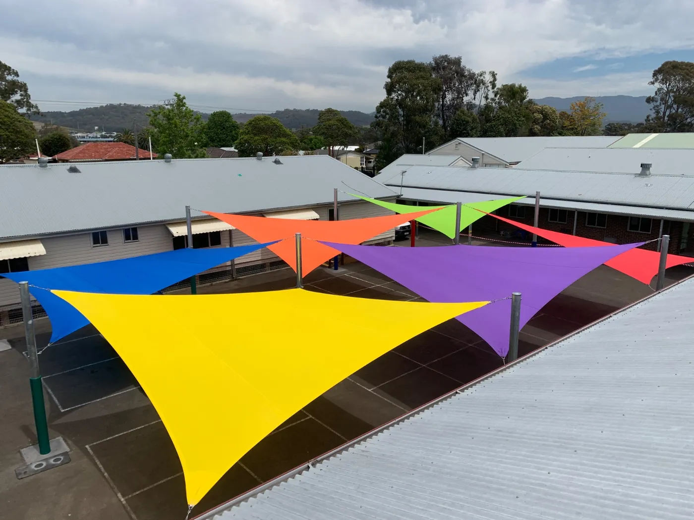Shade, Shelters & COLAs at Oak Flats Public School